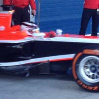 Marussia's day begins just as Red Bull's ends
