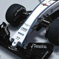 Williams reveals 2015 car on magazine cover
