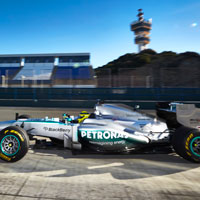 Mercedes launches new chassis at Jerez