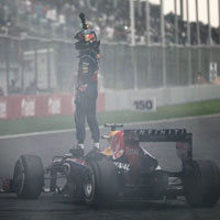 FIA summons Vettel after title donuts