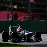Practice 2 Report - Schumacher quickest in rain-afflicted FP2