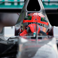 Practice 1 Report - Schumacher tops wet Korean first practice 