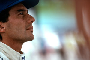 The burning bet with Senna