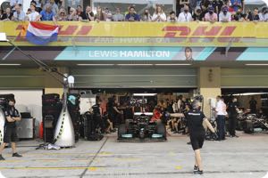 Mercedes pushes with innovative wheelgun