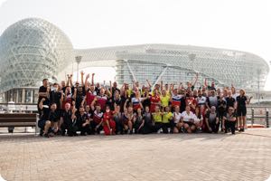 Hospitality crews celebrate season end together