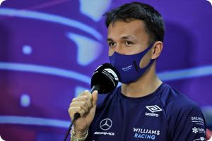 Albon not surprised about Ferrari's early pole