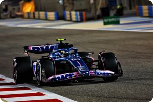 Alpine smiling after mysterious test form