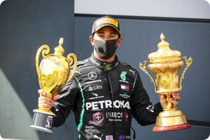 Didier Pironi's son on Silverstone podium