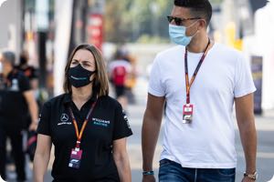 Claire Williams husband slams Netflix