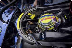 Hamilton unsure of Brad Pitt's F1 driving plans