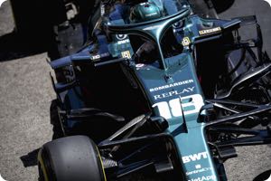Stroll has different Aston Martin