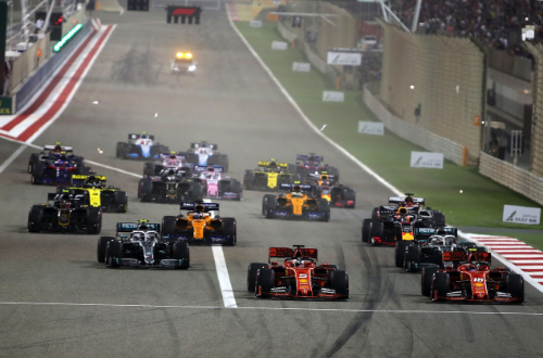 Hamilton fighting both Vettel and Leclerc