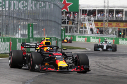 Verstappen was alone at Canada GP