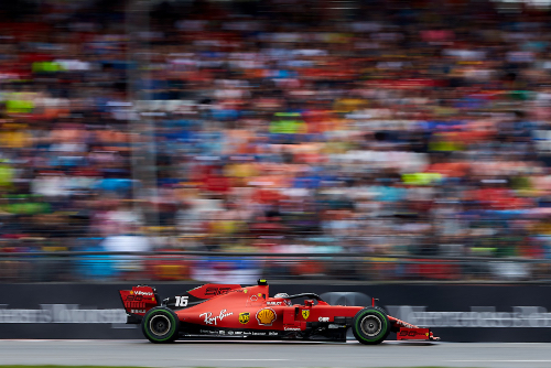 Leclerc coping better than Vettel