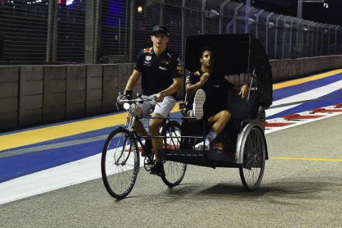 Ricciardo denies running from Verstappen