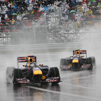Vettel's not so subtle message...